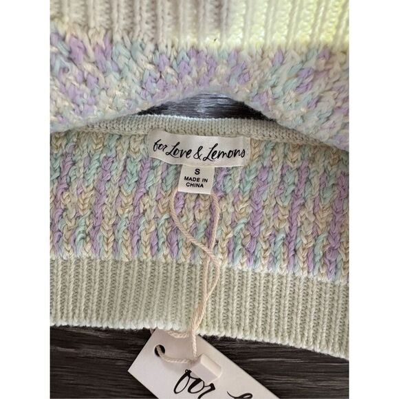 NWT For Love & Lemons Corinna Knit Bralette Size Small - Picture 4 of 5